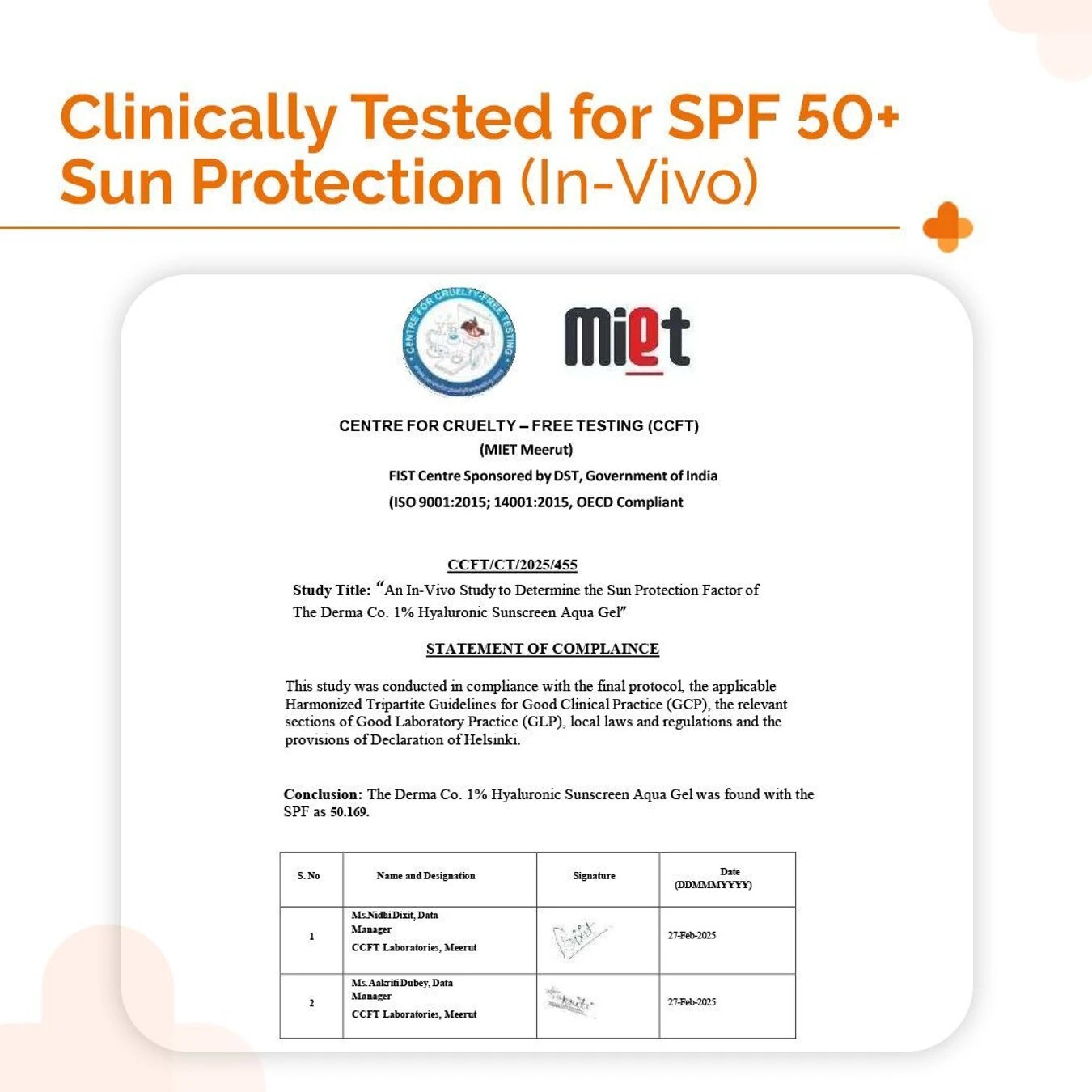 ₹278 The Derma Co SPF 50 Hyaluronic Aqua Gel Sunscreen for Daily Protection