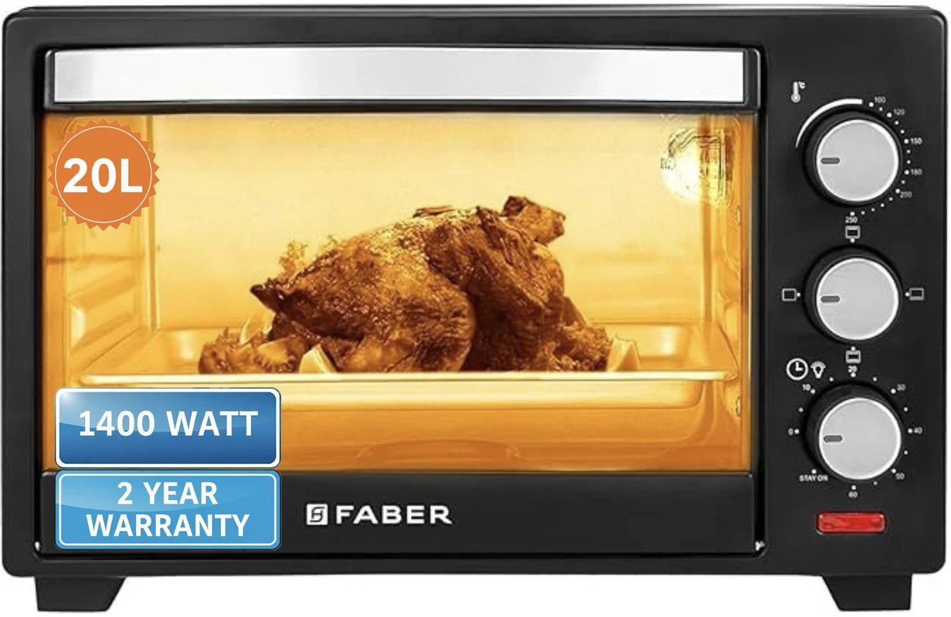 ₹3,990 Faber 20L Oven Toaster Grill | Bake, Roast, Grill and Toast