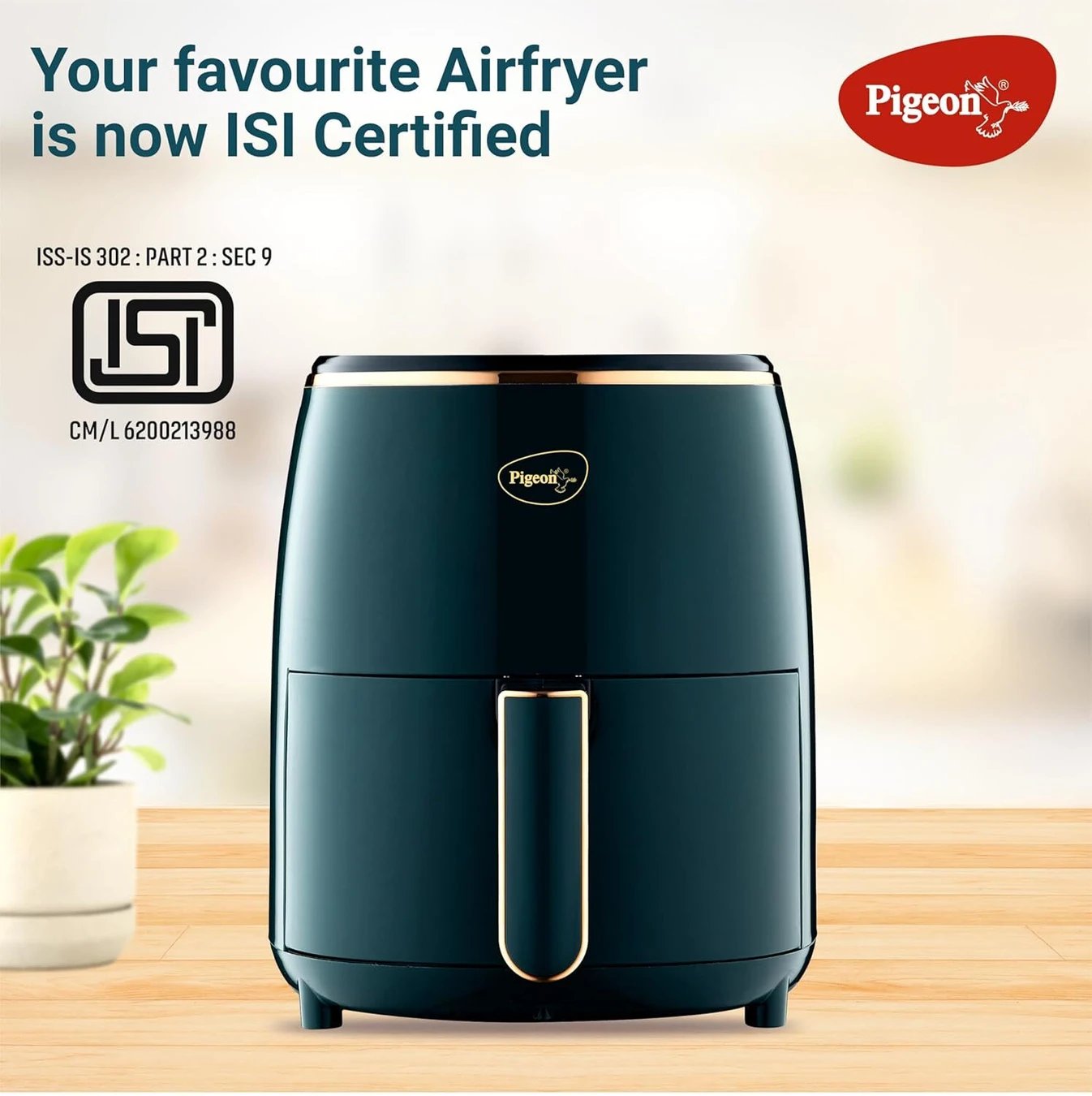 ₹2,827 Pigeon Digital Air Fryer | Healthy Oil-Free Cooking at Home