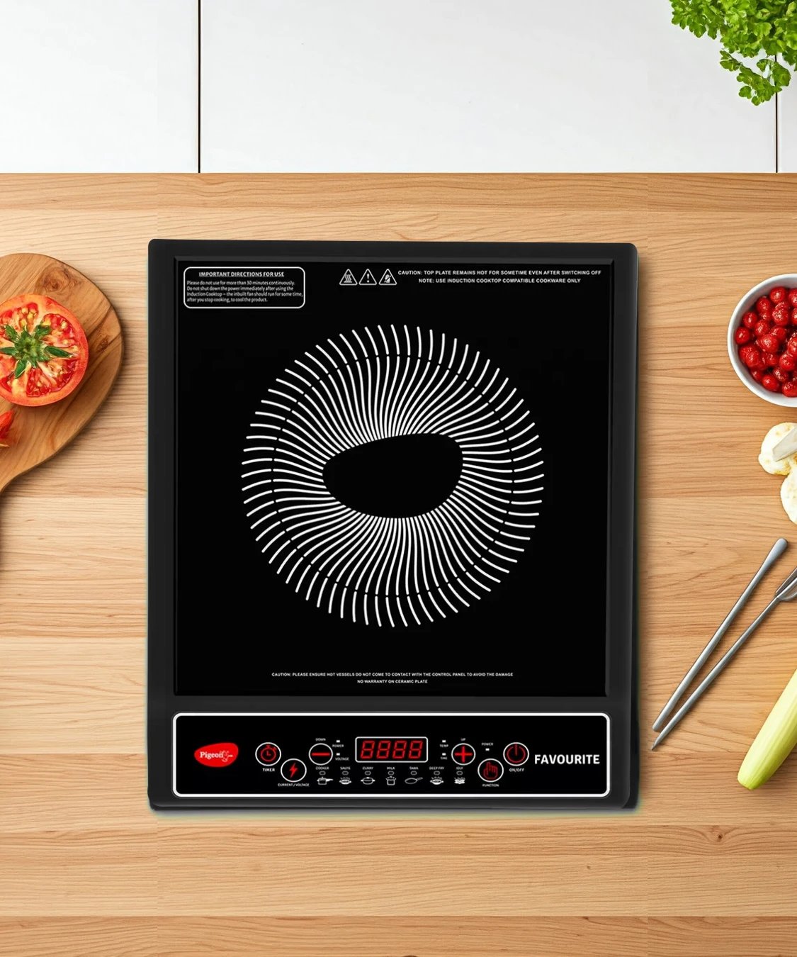 ₹1,799 Pigeon 1800W Induction Cooktop | Fast and Energy-Efficient Cooking