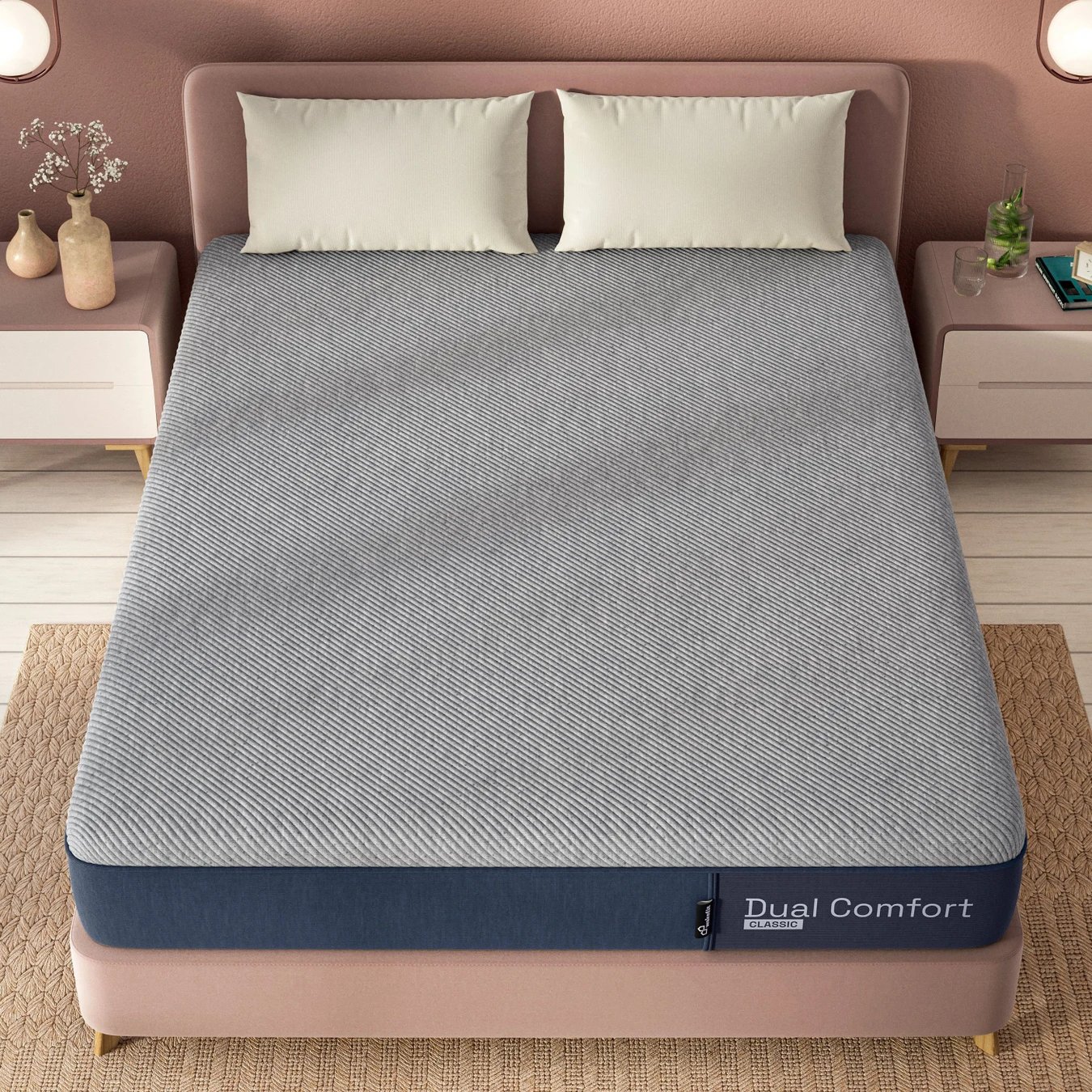 ₹5,068 Wakefit Dual Comfort 4-Inch Mattress | Hard and Soft Support