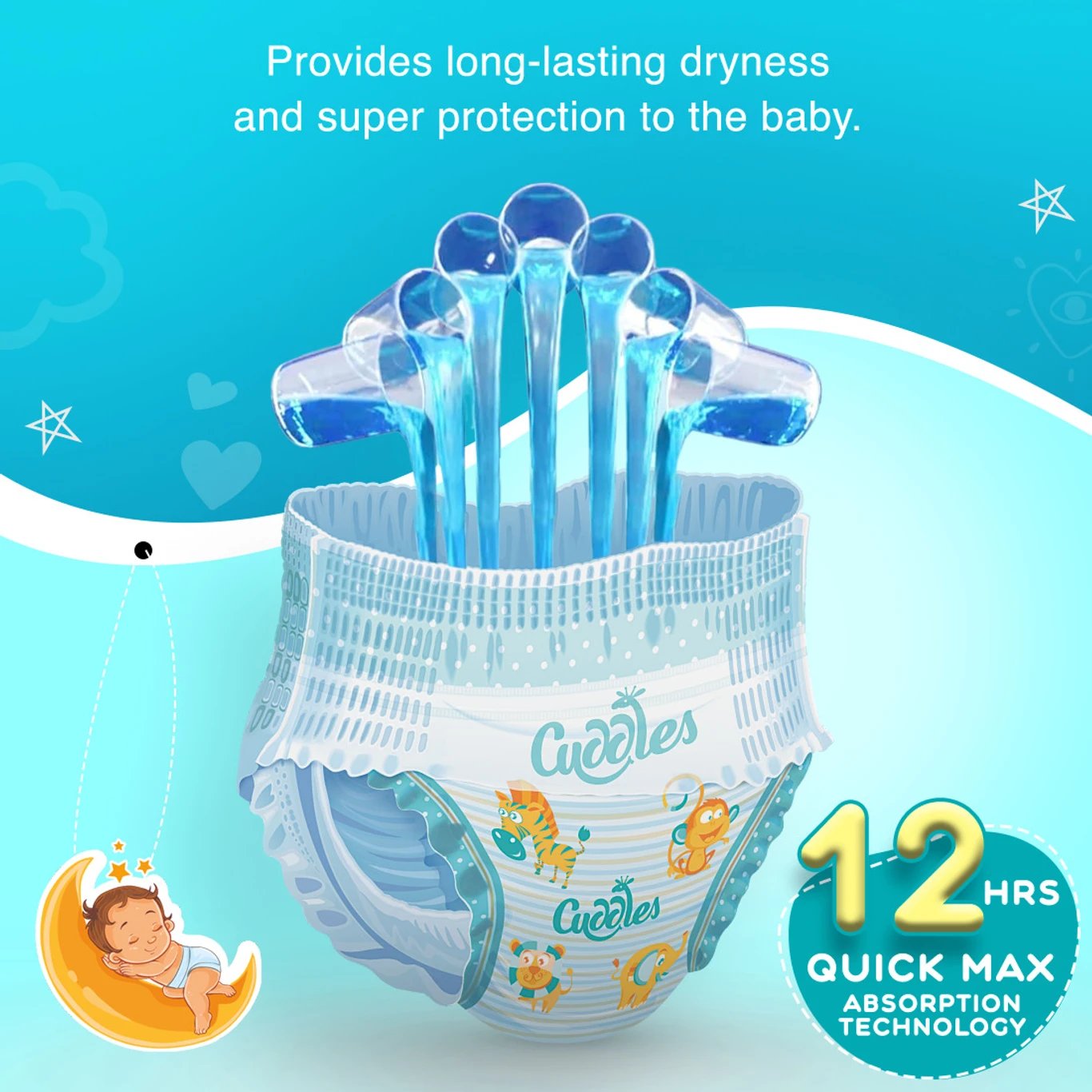 ₹789 Cuddles Super Pants Saver Pack Baby Diapers for Daily Comfort