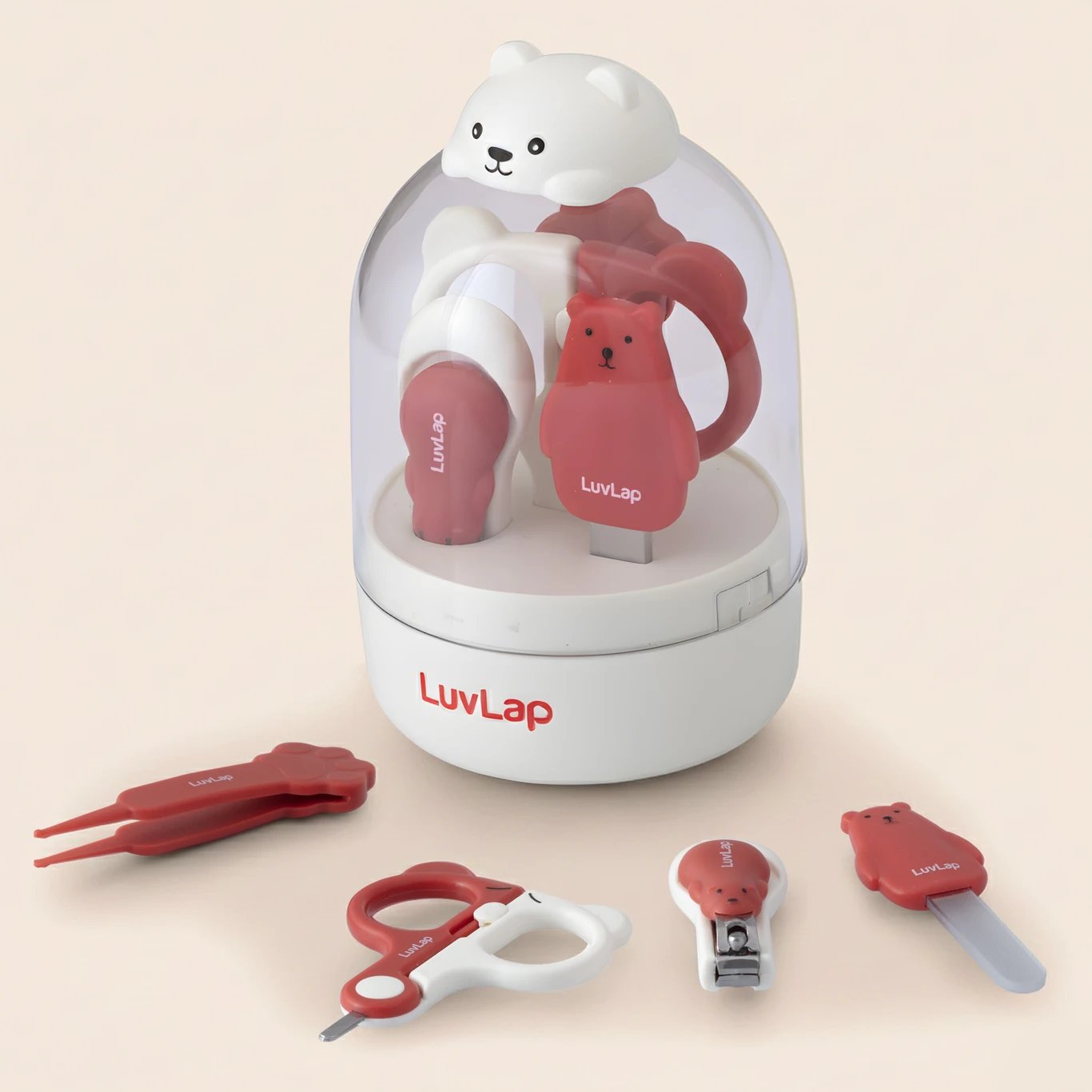 ₹384 LuvLap 4 in 1 Baby Grooming Set with Cute Storage Case