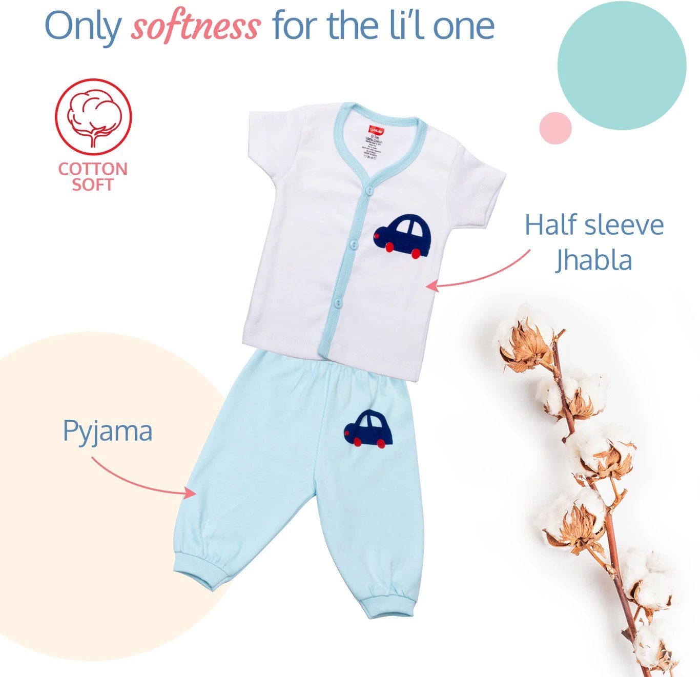 ₹999 LuvLap 13 Piece Newborn Baby Gift Set for 0 to 3 Months