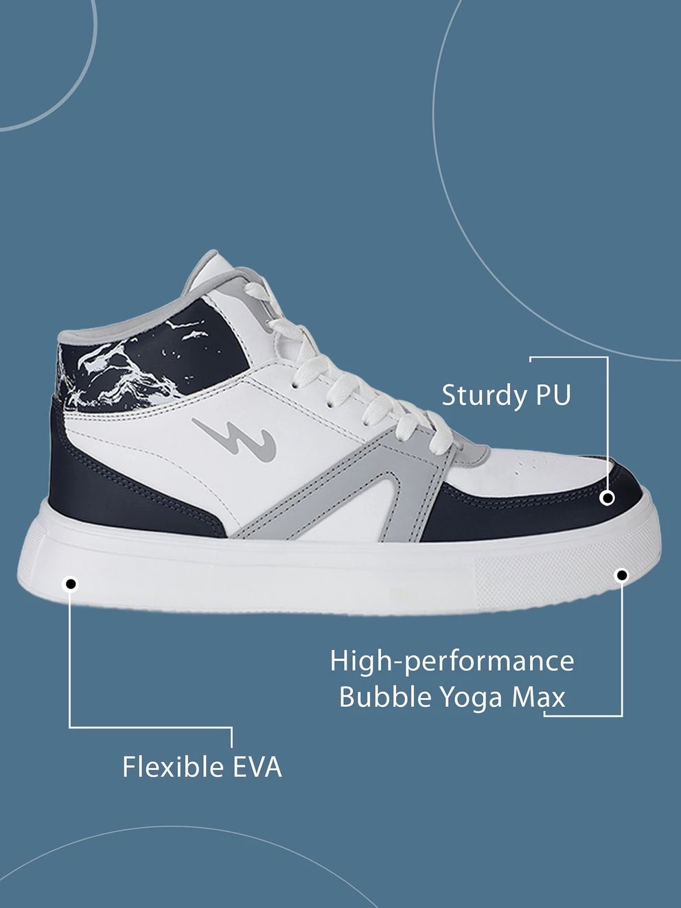 ₹803 CAMPUS FENCE Men & Lightweight Casual Sneakers 69% Off