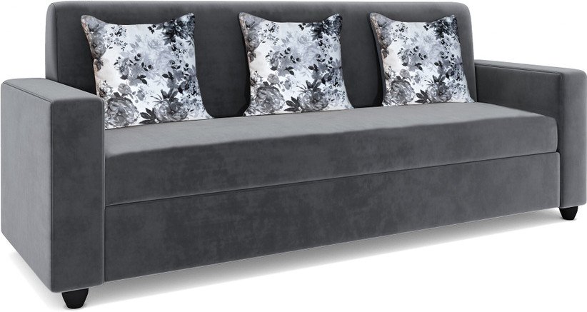 ₹16,544 Grey 3+1+1 Fabric Sofa Set – 67% Off Living Room Deal