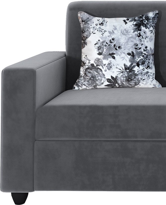 ₹16,544 Grey 3+1+1 Fabric Sofa Set – 67% Off Living Room Deal