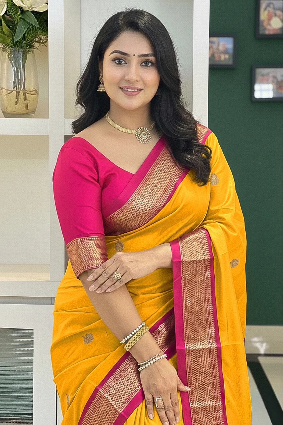 ₹494 Woven Paithani Art Silk Saree for Festive and Traditional Style