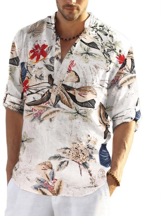 ₹354 Multicolor Cotton Blend Printed Kurta for Men, Festive Ethnic Wear