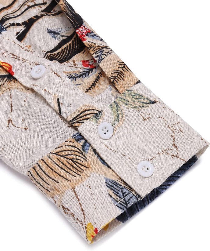 ₹354 Multicolor Cotton Blend Printed Kurta for Men, Festive Ethnic Wear