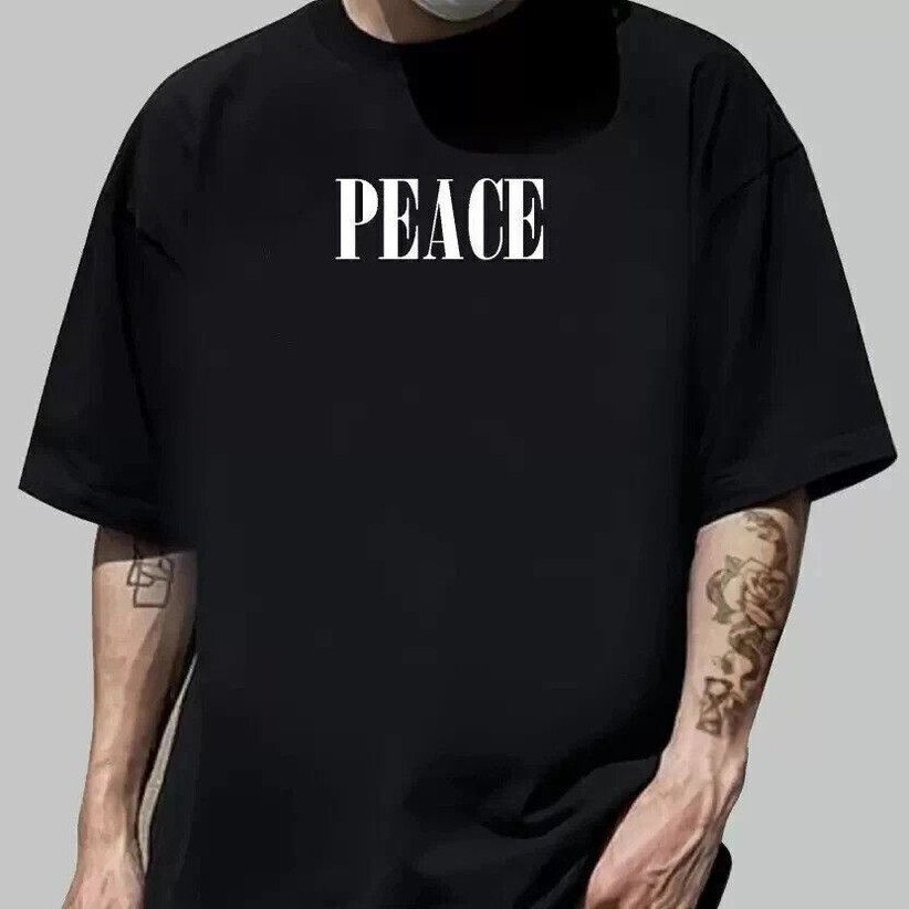 ₹222 Black Graphic Print Pure Cotton T-Shirt for Men, Casual Everyday Style