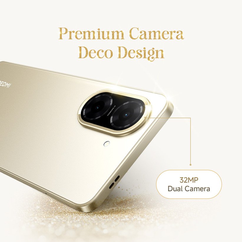 ₹8,995 Redmi A5 3GB 64GB Airtel Locked Smartphone with 120Hz Display