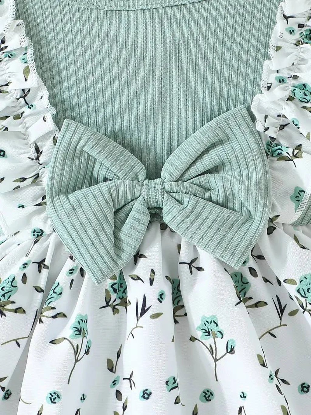 ₹201 Shopivatestore Baby Girls Green Midi Knee Length Casual Dress