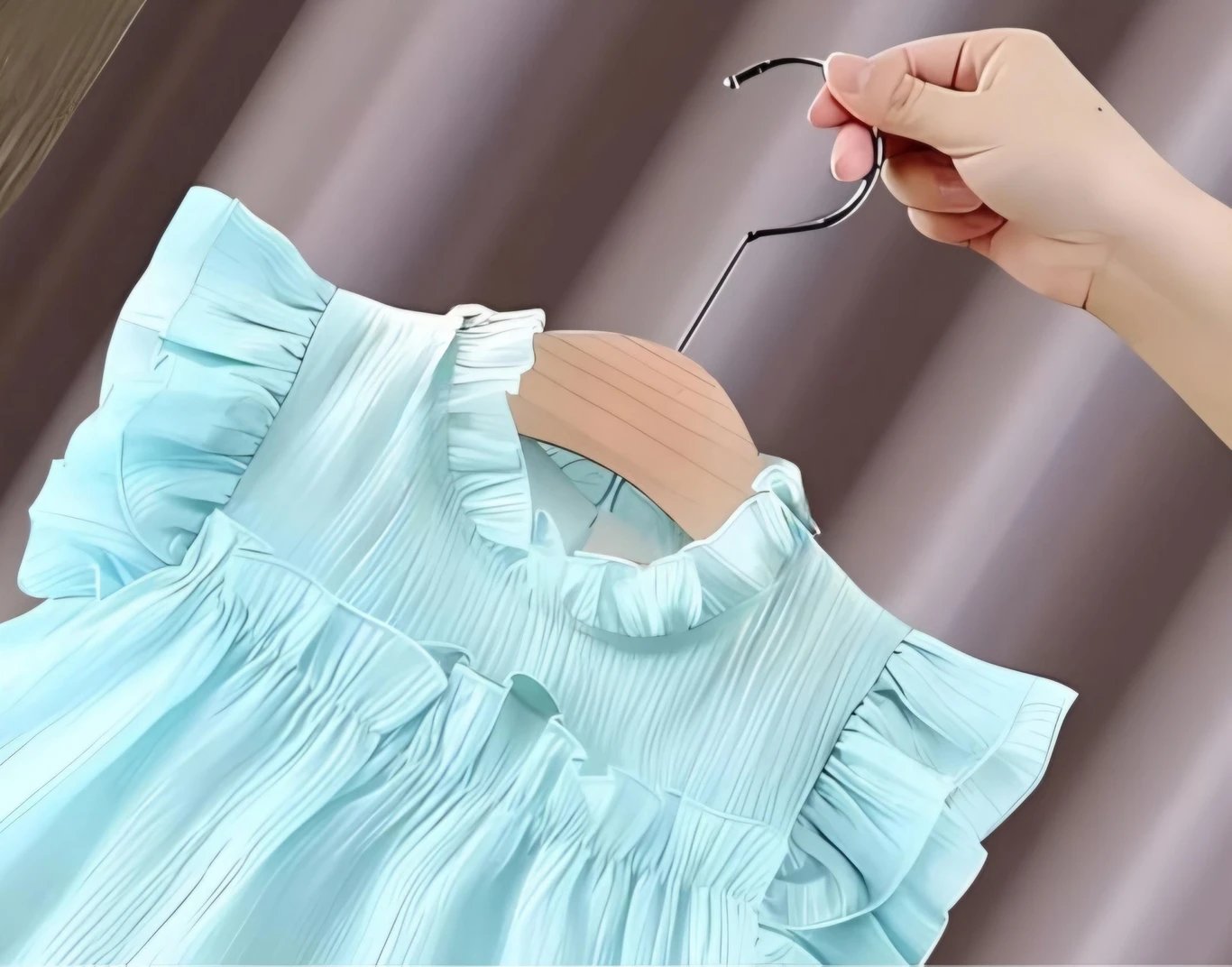 ₹398 ClothPOP Baby Girls Multicolor Above Knee Short Sleeve Casual Dress