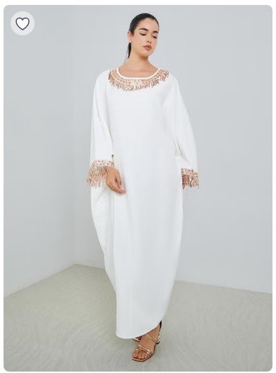 47 SAR Purple Embroidered Belted Kaftan – Elegant Maxi Style