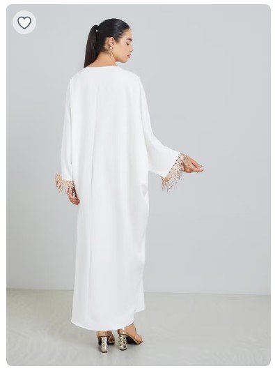 47 SAR Purple Embroidered Belted Kaftan – Elegant Maxi Style