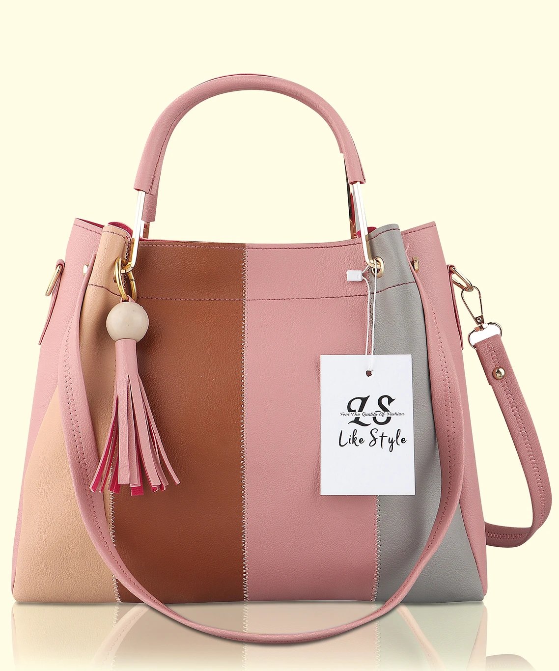₹367 LIKE STYLE Women Pink Handbag – Stylish Regular Size Deal