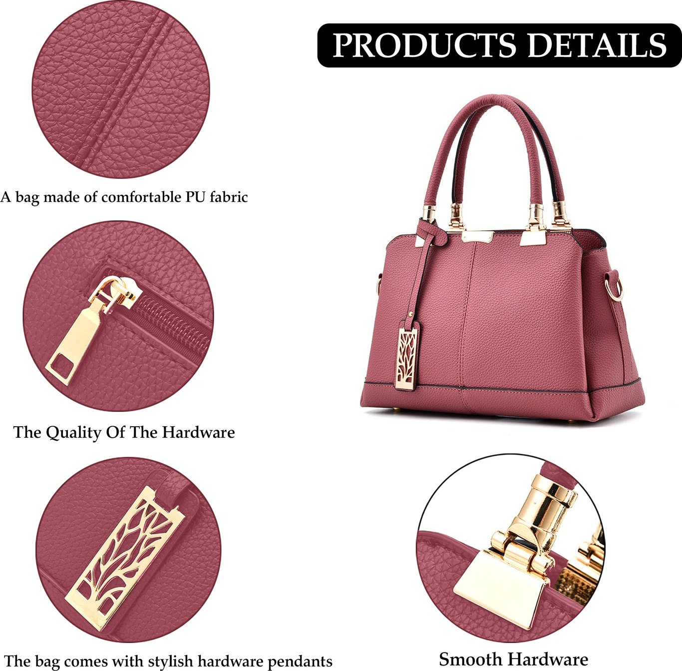 ₹906 SYGA Women Pink Handbag – 59% Off Everyday Fashion Deal