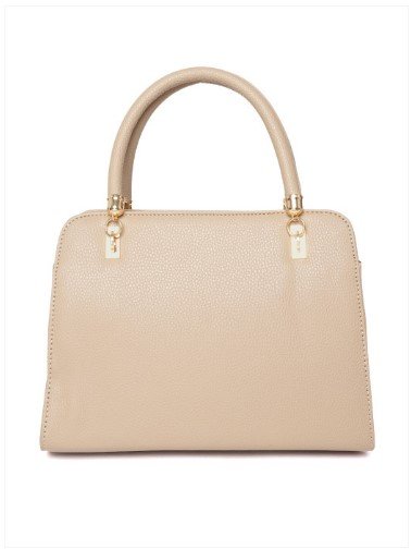₹2652 Lino Perros Beige Handheld Bag with Detachable Sling Strap for Women