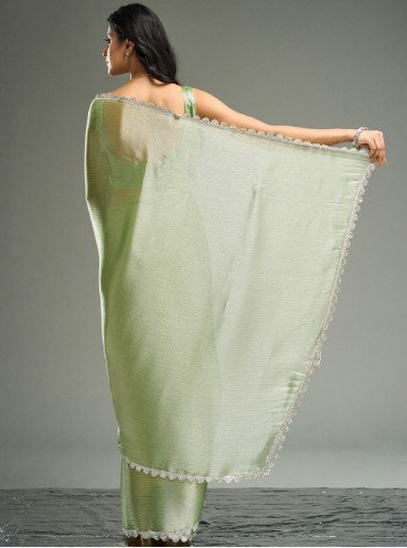 ₹787 Embellished Silk Blend Saree for Festive, Party and Wedding Wear