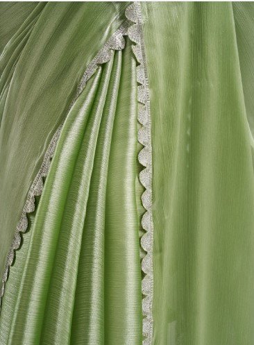 ₹787 Embellished Silk Blend Saree for Festive, Party and Wedding Wear