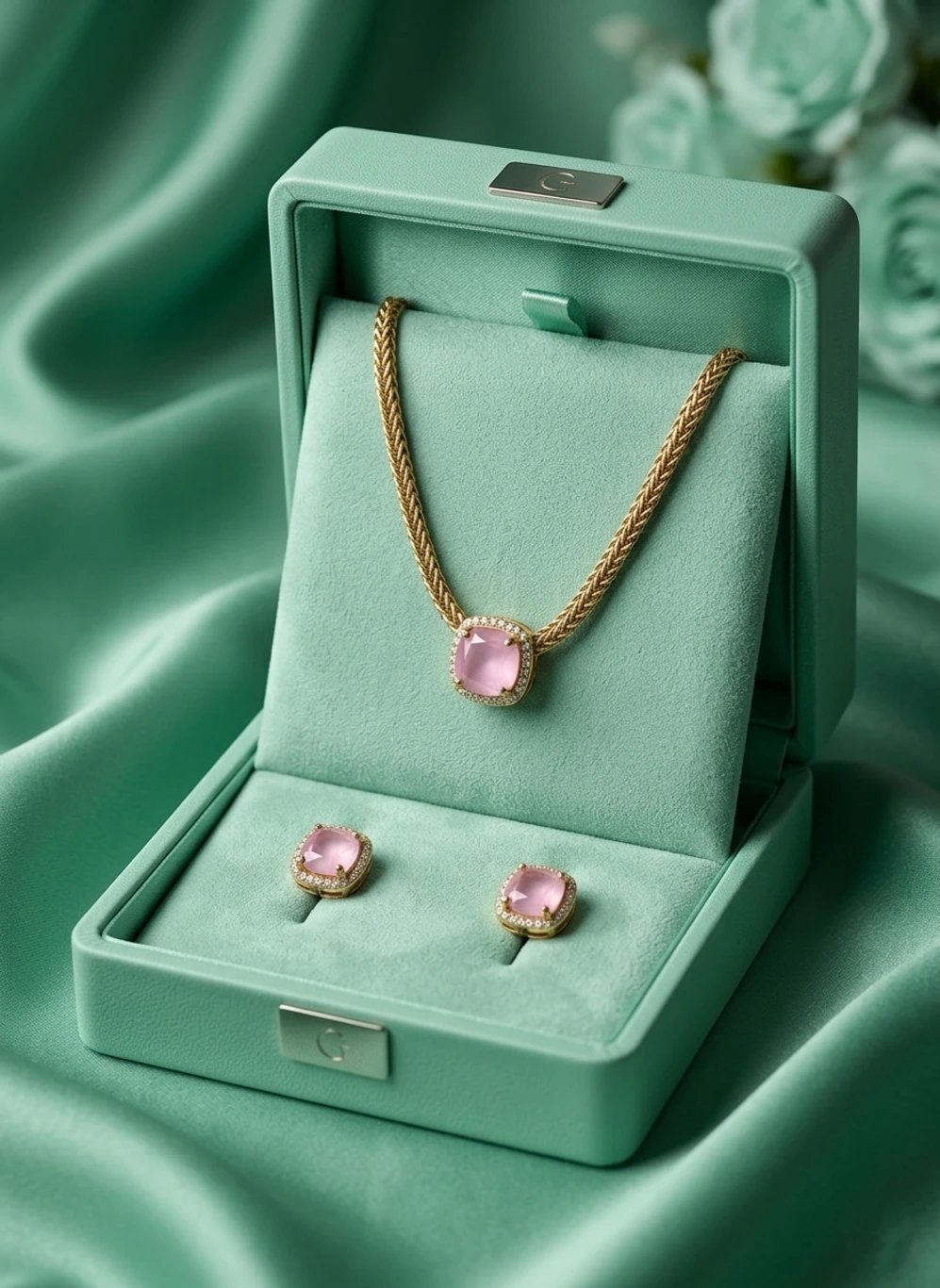 ₹398 gnanine Multicolor Gold-Plated Jewel Set for Women in India