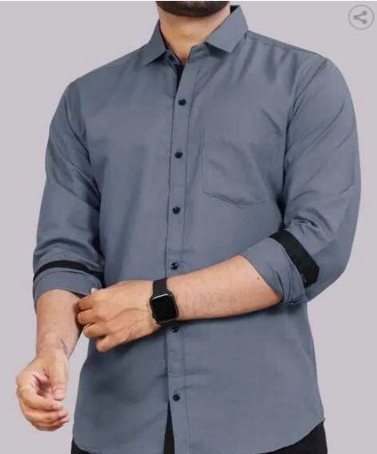 ₹259 POPMANTRA Men Regular Fit Shirt with Patch Pocket