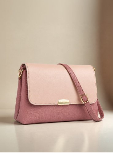 ₹804 Lino Perros Colourblocked Structured Sling Bag for Women Everyday Style