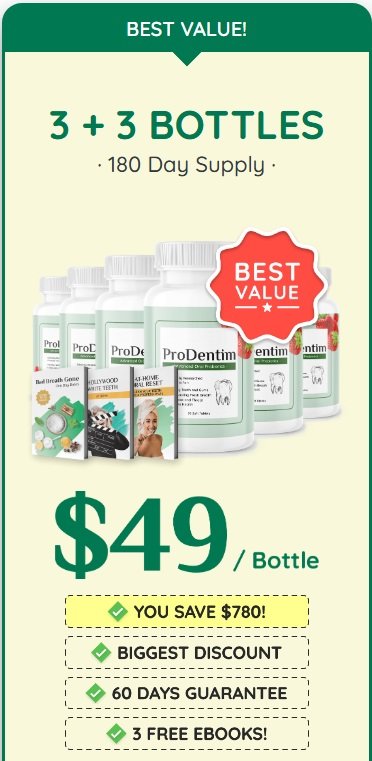 ProDentim Oral Probiotic Formula for Healthier Teeth Plus Gum Care