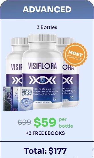 VisiFlora Vision Support Formula for Eye Comfort Plus Daily Clarity