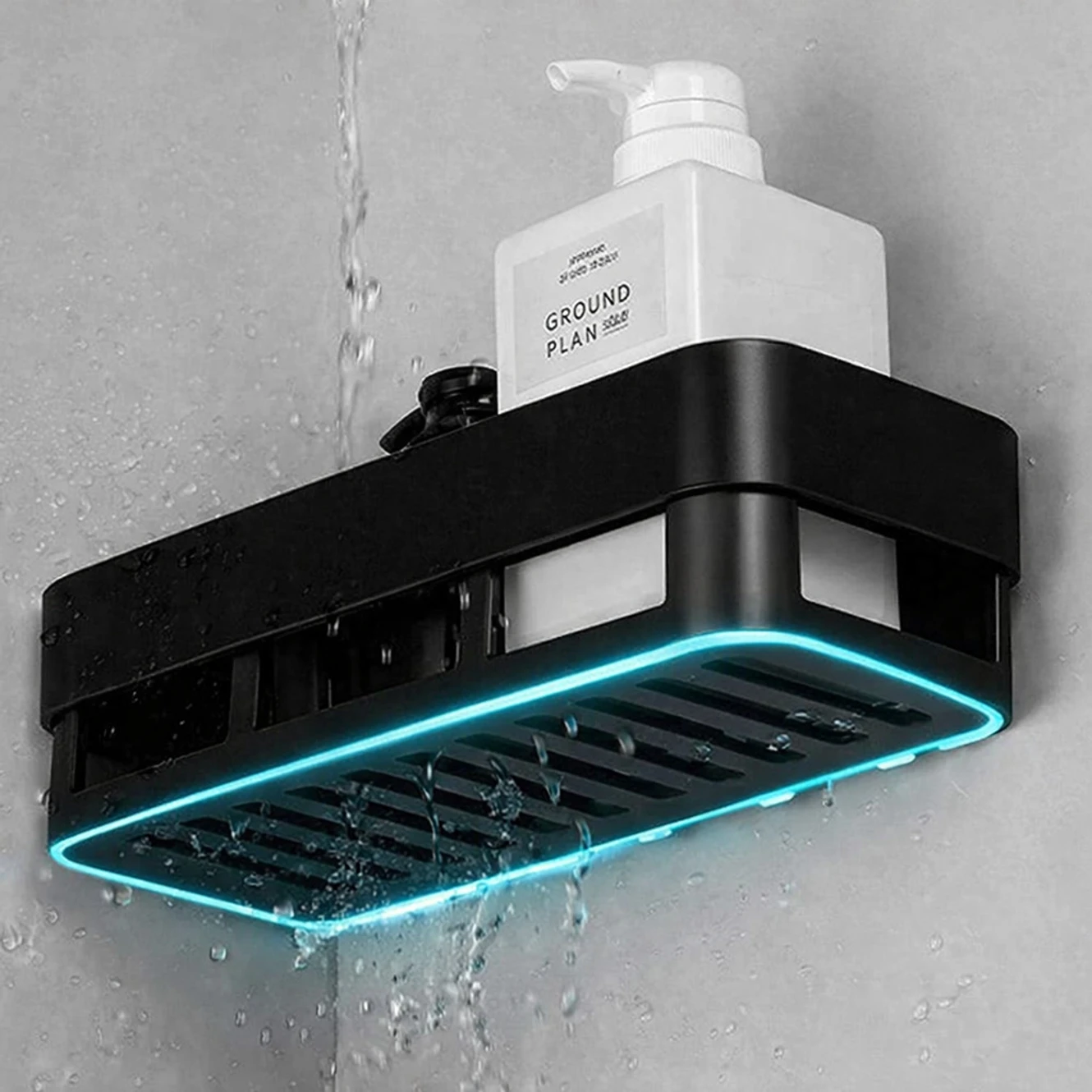 ₹215 Plastic Wall Shelf for Organized Bathroom Plus Home Storage