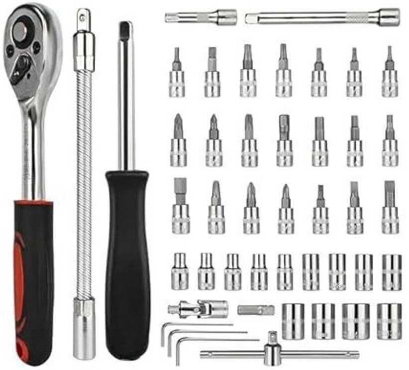 ₹172  SmartBuy 46-in-1 Socket Tool Kit for Daily Repairs