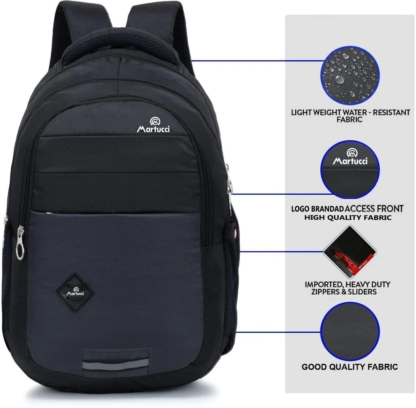 ₹463 Waterproof Laptop Backpack for School College and Travel