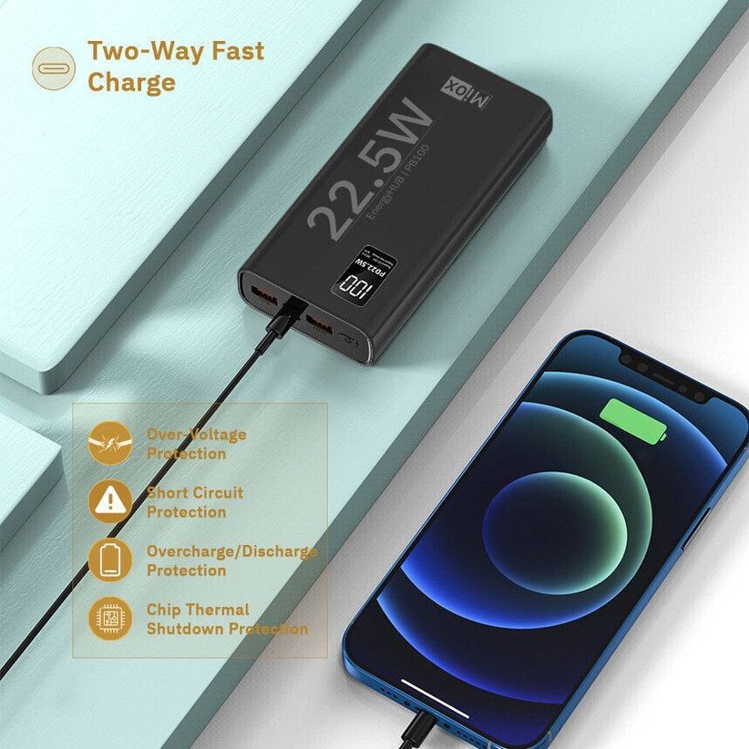 ₹957 22.5W Fast Charging Power Bank for Travel and Daily Backup