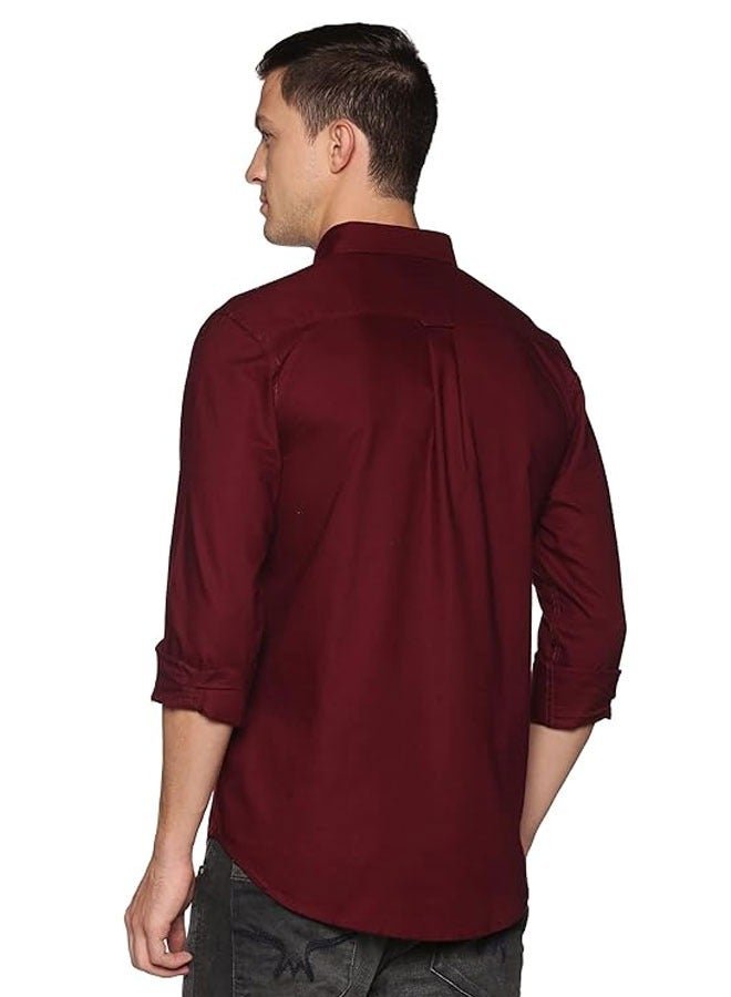 71.90 SAR Men & Slim Fit Oxford Shirt for Smart Casual Style