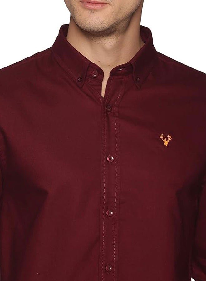 71.90 SAR Men & Slim Fit Oxford Shirt for Smart Casual Style