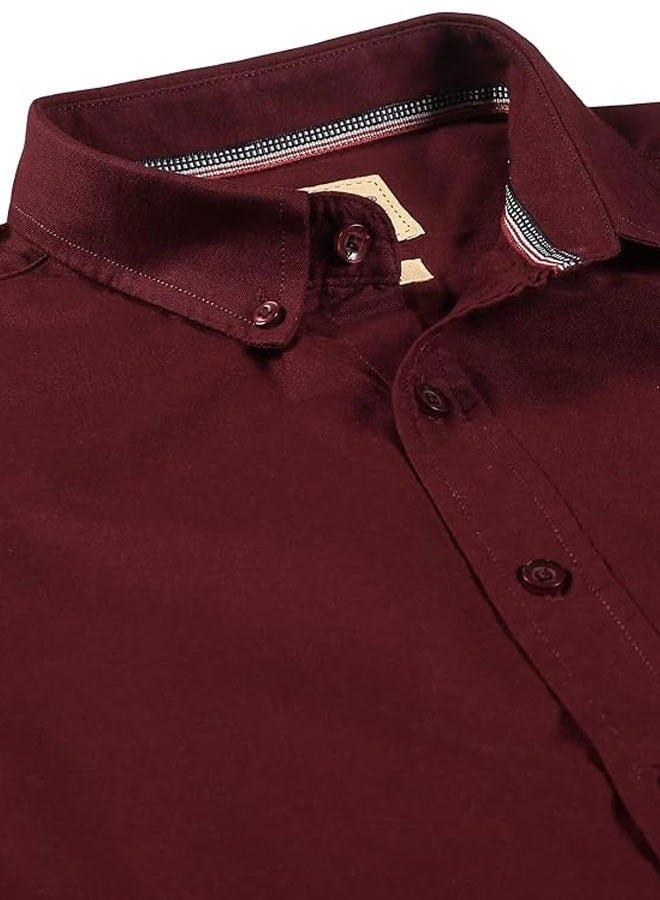 71.90 SAR Men & Slim Fit Oxford Shirt for Smart Casual Style