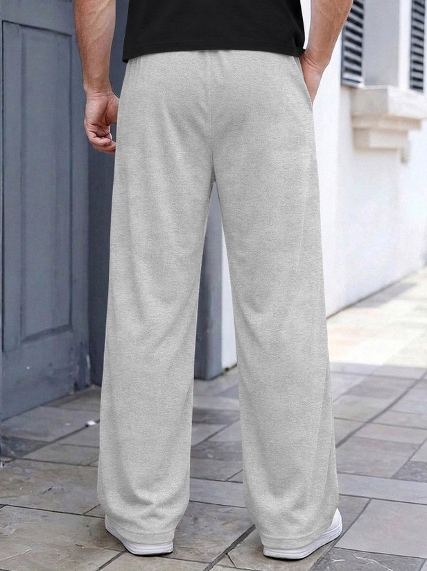 ₹324 SPECTATOR Men's Solid Grey Track Pants for Casual Everyday Comfort