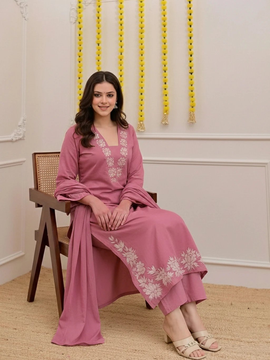 ₹853 Aaghnya Fashion Kurti Palazzo Dupatta Set for Women – 67% Off Deal