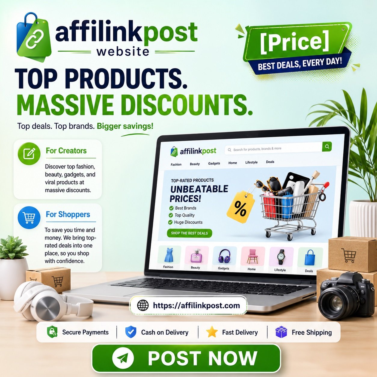 Free Affiliate Marketing Platform for Creators and Deal-Focused Shoppers