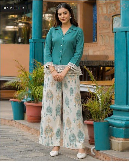 ₹570 DMSF Women Printed 2-Piece Co-Ord Set for Everyday Style